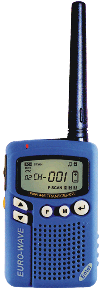 Euro-Wave PMR446 -radiopuhelin. 
Pieni kuin mikä!